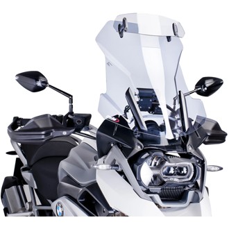Touring Windshield With Visor Clear