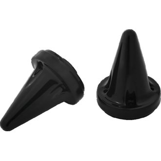 Stiletto End Caps Grips Black