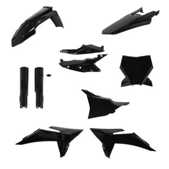2025 KTM 125-450 SX/ SX-F/XC/XC-F Full Plastic Kit - Black