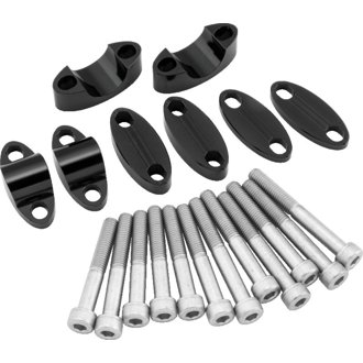 Aluminum Handlebar Riser 1in - Black
