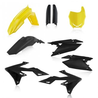 18-24 Suzuki RMZ250/ RMZ450 Full Plastic Kit - Yellow/Black