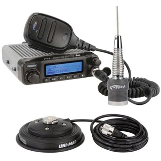 Radio Kit - Rugged M1 RACE SERIES Waterproof Mobile with Antenna - Digital and Analog