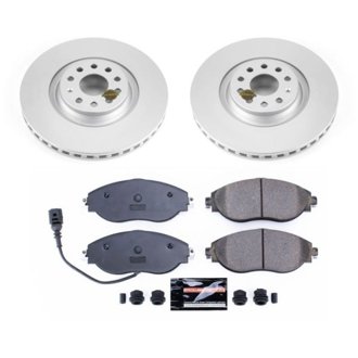 Evolution Coated Rotor And Carbon-Fiber Ceramic Brake Pad Kit