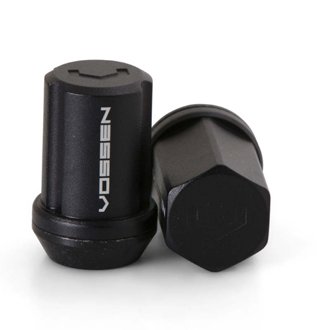 35mm Lug Nut - 12x1.5 - 19mm Hex - Cone Seat - Black (Set of 20
