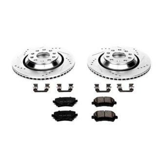 Z23 Daily Driver Carbon-Fiber Ceramic Brake Pad and Drilled & Slotted Rotor Kit