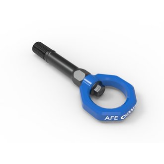 Afe Control Front Tow Hook Blue