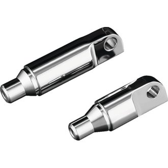 Male Mount 2-1/2inch Footpeg Extension Chrome (Pair