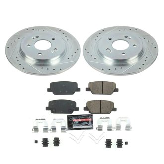 Z23 Daily Driver Carbon-Fiber Ceramic Brake Pad and Drilled & Slotted Rotor Kit
