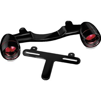 Bullet Light Rear Turn Signal Bar Gloss Black