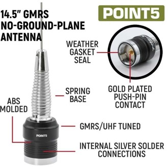 11-18 Jeep Wrangler JK(2 Dr)/JKU 2-Way GMRS Radio Kit / 25 Watt - GMR25 Waterproof