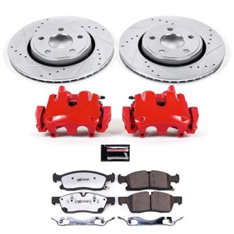 Z36 Truck and SUV Ceramic Brake Pad, Drilled & Slotted Rotor, and Caliper Kit