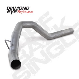 Diamond Eye KIT 4in DPF-BACK Single AL: DODGE 6.7L 2500 2014 SHORT BOX CREW CAB & MEGA CAB