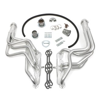 H.D. Silver Long-Tube EO Headers For 64-77 Chevelle 283-400 w/AIR