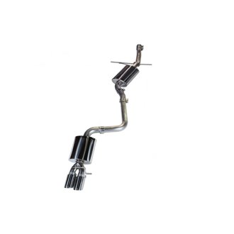 AWE Touring Edition for B8/B8.5 A4 2.0T - Single Side, Chrome Tips