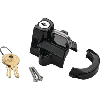 Universal Helmet Lock 1-1/4-1-1/2 Black