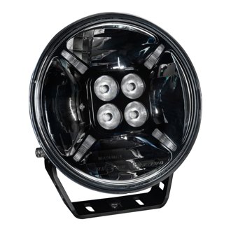 7" Multifunction 60W LED Spotlight ? Round Post Mount