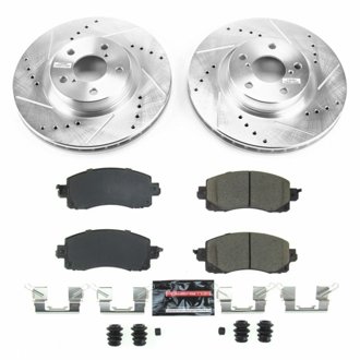 Z23 Daily Driver Carbon-Fiber Ceramic Brake Pad and Drilled & Slotted Rotor Kit