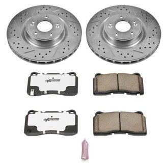 Z26 Street Performance Ceramic Brake Pad and Drilled & Slotted Rotor Kit