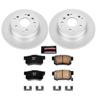Evolution Coated Rotor And Low-Dust Ceramic Brake Pad Kit