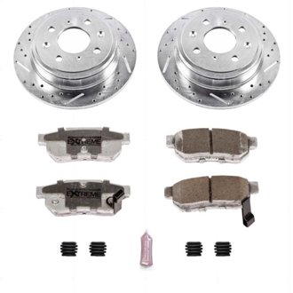 Z26 Street Performance Ceramic Brake Pad and Drilled & Slotted Rotor Kit