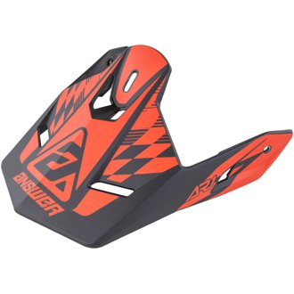AR1 Sweep Visor Black/Red