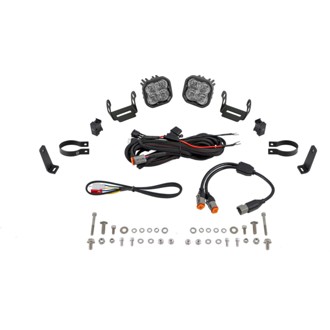 Allows for installation of SS3 LED pods on bumper roll bars.