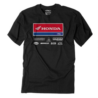 2021 HONDA RACEWEAR T-SHIRT / BLACK M