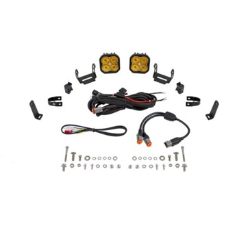 Allows for installation of SS3 LED pods on bumper roll bars.