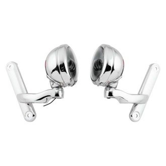 Letric Lighting 4.5in Passing Lamps Chrome/Black