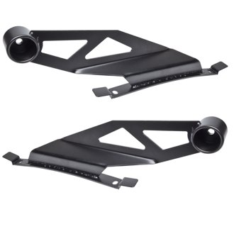 Curved 50 in. LED Light Bar Brackets, Black