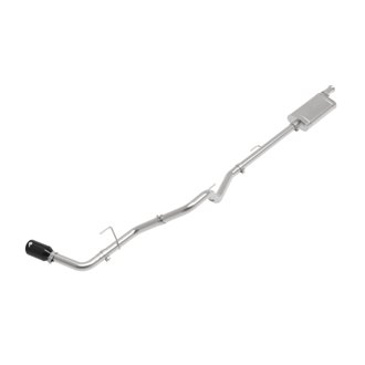 Apollo GT Series 2-1/2 IN Stainless Steel Cat-Back Exhaust System w/ Black Tip