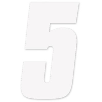 FX 2015 NUMBERS FACTORY 6" WHITE 5
