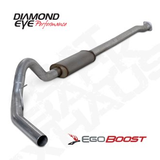 Diamond Eye KIT 3 1/2in Catback Single GAS SS FORD 3.5L F150 RAPTOR 11-13