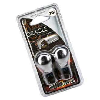 3157 Chrome Bulbs, White, Pair