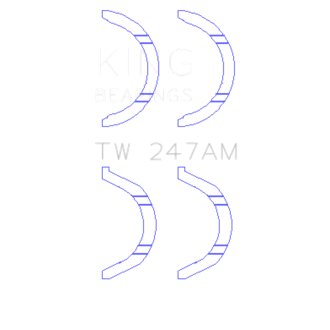 Mitsubishi 6G71/6G72/6G72T/6G73 V6/Hyundai G6AV V6 Thrust Washer Set