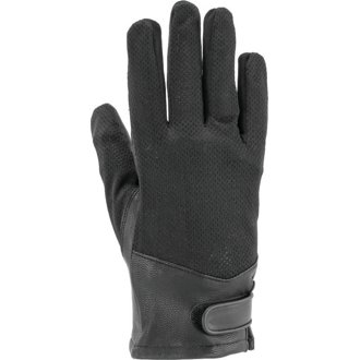 Leather By River Road Pecos Leather Mesh Gloves Black - 3XL
