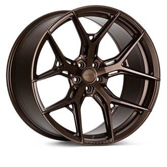 HF-5 - 19X9.5 / 5X120.65 / ET54 / FLAT / 70.3 - Satin Bronze