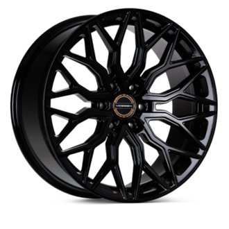 HF6-3 24X10 - 6X139.7 - ET25 - DEEP - 106.1 - GB - GLOSS BLACK