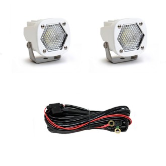 LED Light Pods S1 Work/Scene White Pair