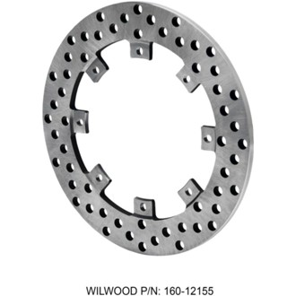 Wilwood Rotor-SuperAlloy-Rear Drag-Drilled 11.44 x .350 - 8 on 7.00in