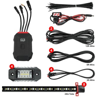 Rgbw Addressable Led Underglow Kits Advanced Xkalpha App Controlled