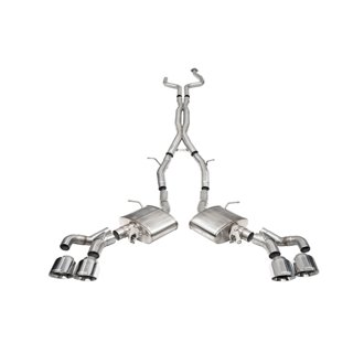 Corsa 22-25 Cadillac CT5 V Blackwing 3in. Cat-Back w/ Active Exhaust - Dbl X-Pipe - Twin 4.5in. Tips
