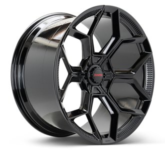 x Novitec NL5-5L 23x10.5in - 5x130 BP - ET21 - Gloss Black Lamborghini Urus Front Wheel