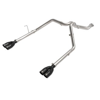 Vulcan Series 3 IN to 2-1/2 IN Stainless Steel Cat-Back Exhaust System Black