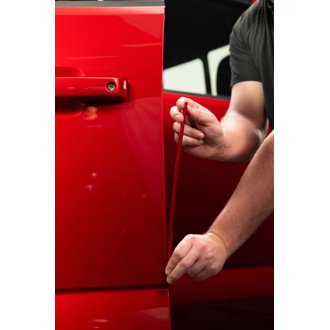 21-25 Ford F150 Door Edge Guards (4pc Set) - Rapid Red Metallic Tri Coat