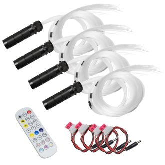 Fiber Optic Wheel Liner ColorSHIFT(tm) RGB+W Kit - 40W LED/ 600 Fibers