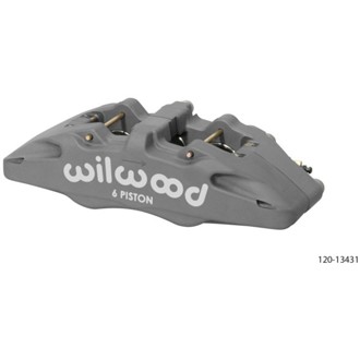 Wilwood DynaPro DP6 Lug Mount Anodized Alum. Caliper 1.62in/1.38in/1.38in Piston .38in Rotor - Left