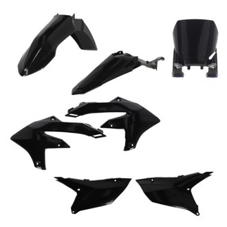 23+ Yamaha YZ250F-450F/FX 5 PC. Replica Body Kit - Black