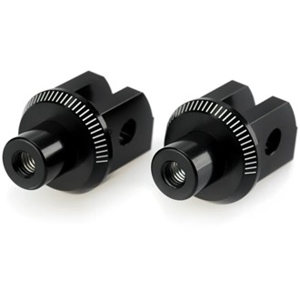 Adaptor Rider Footpeg Black