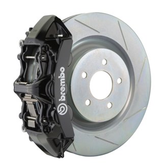 16+ Camaro LS/LT/SS Front GT BBK 6 Piston Cast 355x32 1pc Rotor Slotted Type1-Black